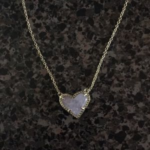 Kendra Scott gold Ari heart necklace